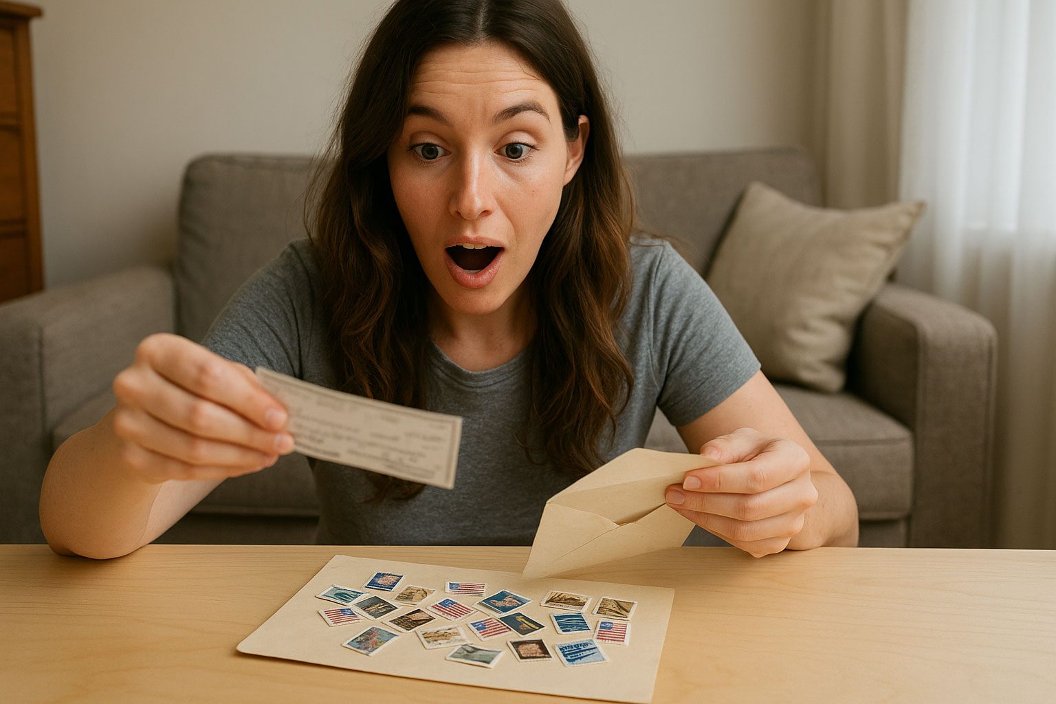 She Found Old Stamps in a Drawer and Sold Them for Cash